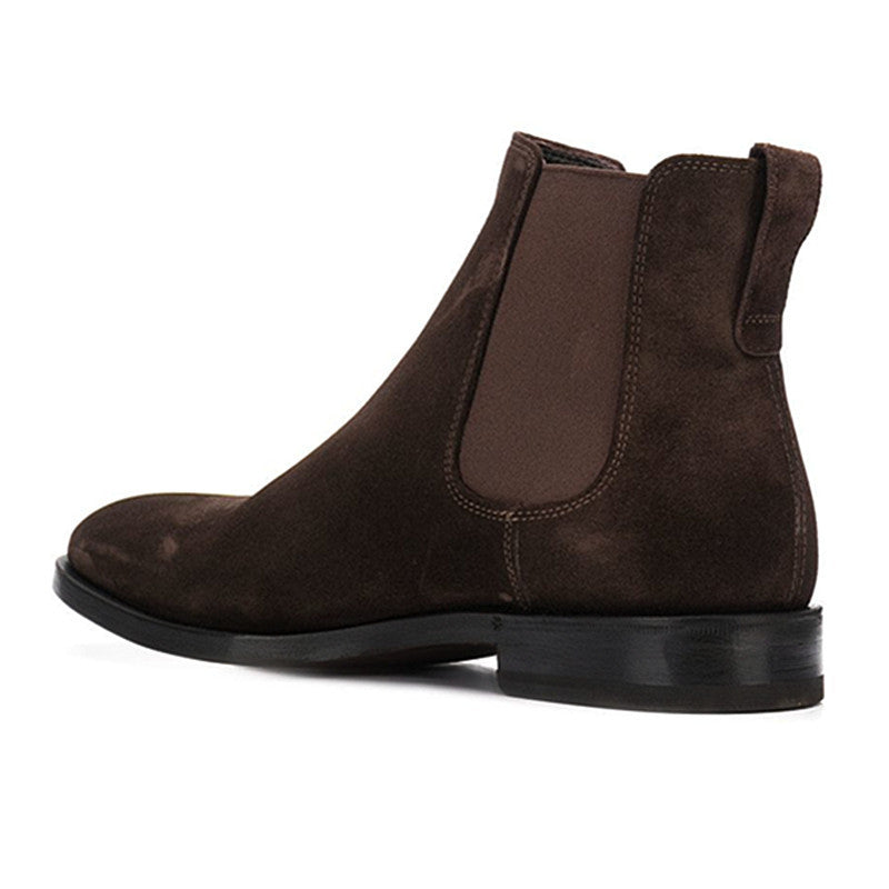 Men's Short Boots Pointed Leather