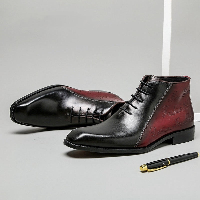 High-top Doc Martens Fashion Men's Leather Overalls