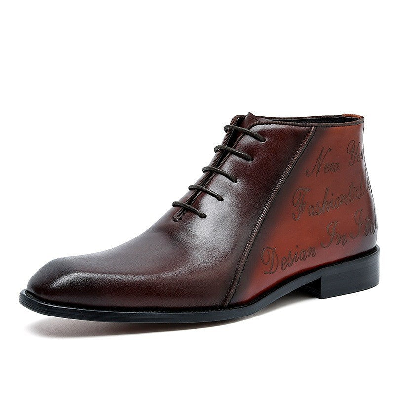 High-top Doc Martens Fashion Men's Leather Overalls