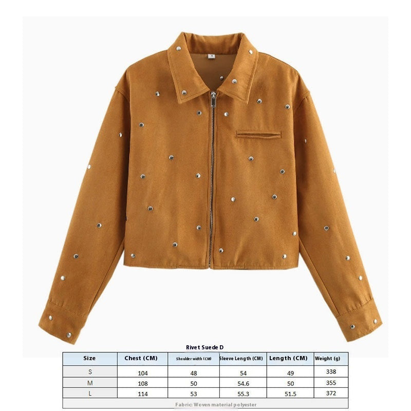 Suede Texture Effect Coat Beauty Clothing