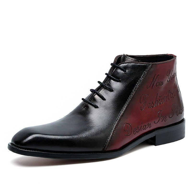 High-top Doc Martens Fashion Men's Leather Overalls