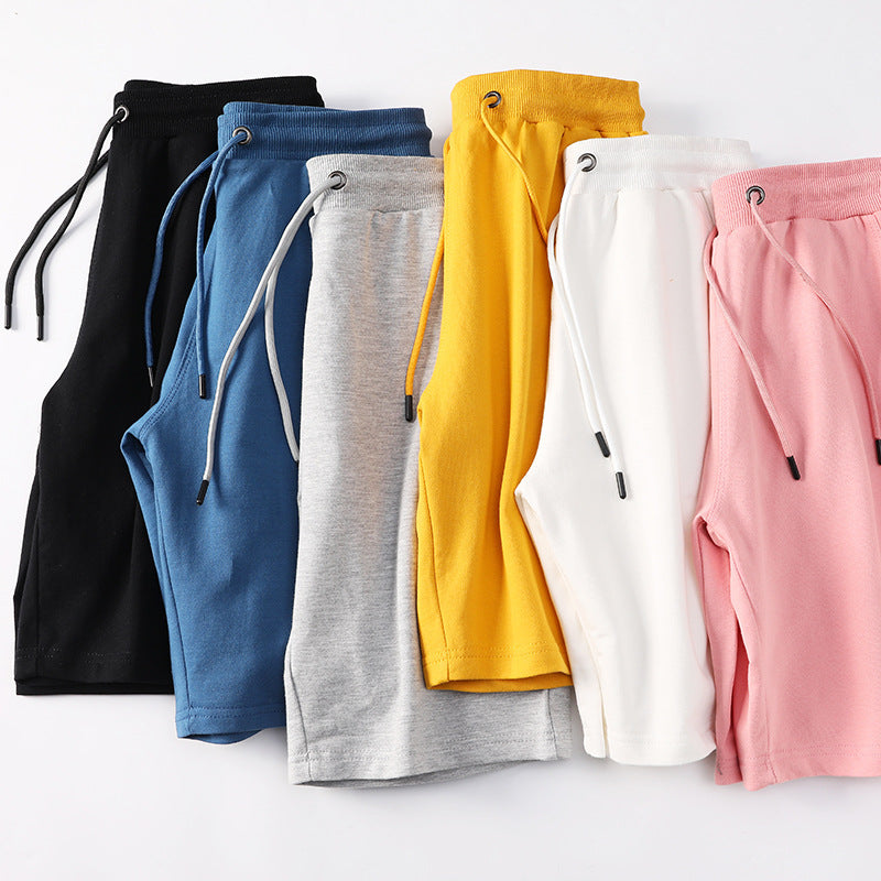 Summer Home Casual Breathable Terry Multi-color Shorts Men's All-match