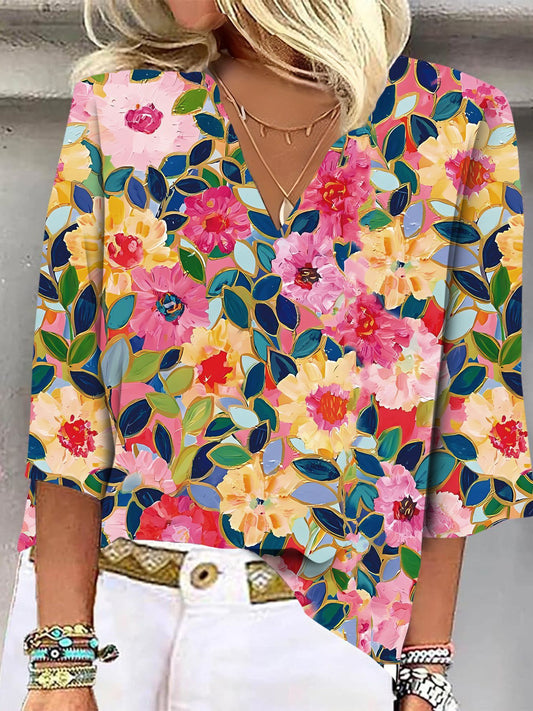 Quarter Sleeves Top