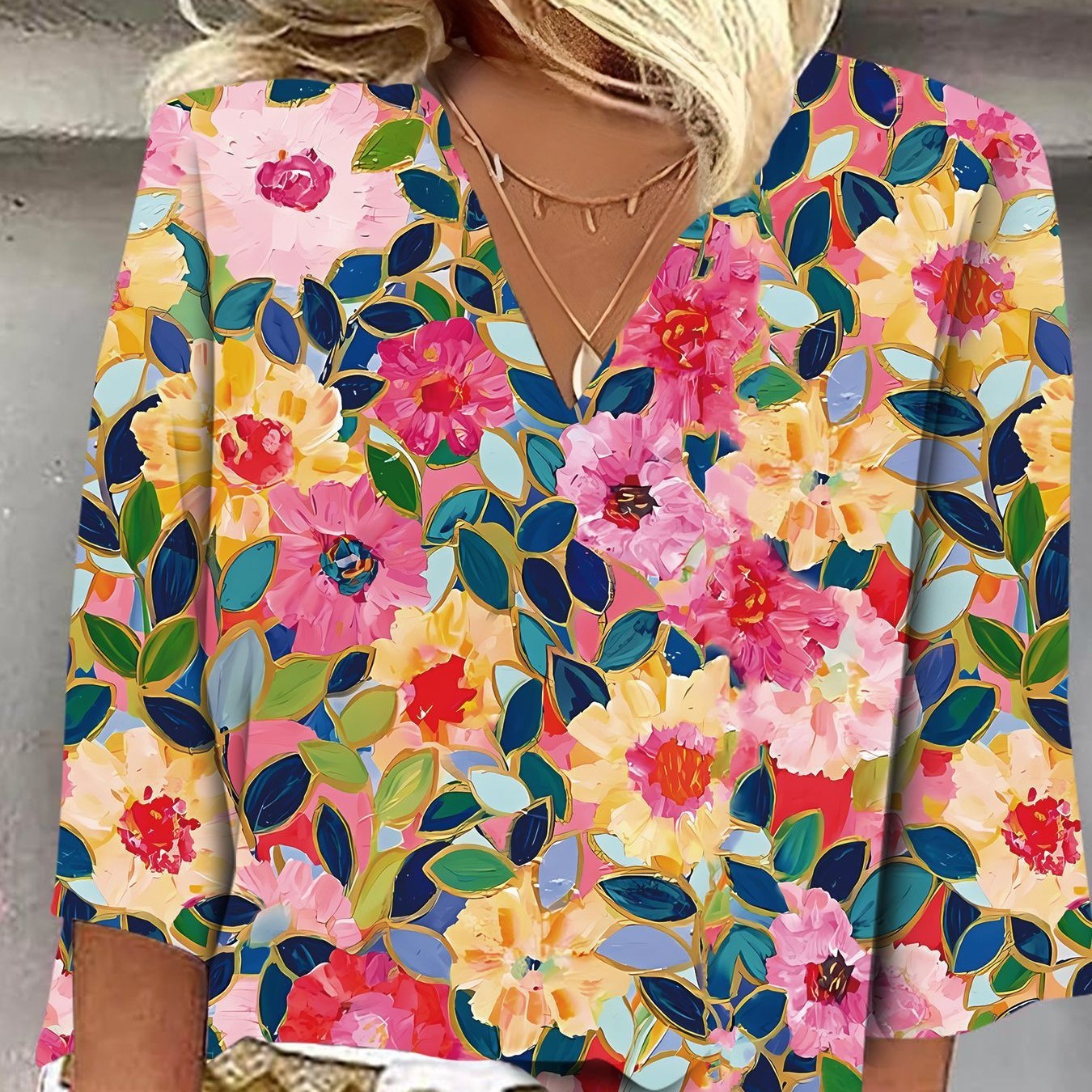 Quarter Sleeves Top