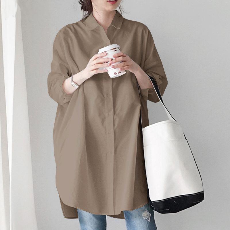 Women's Long Sleeve Loose Casual Irregular Top
