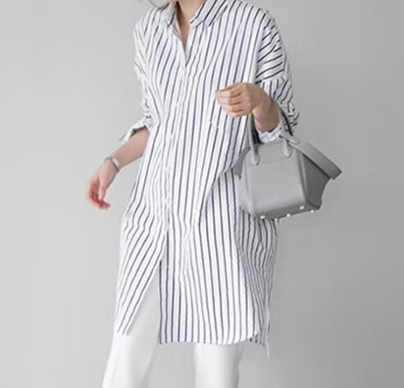 Women's Long Sleeve Loose Casual Irregular Top