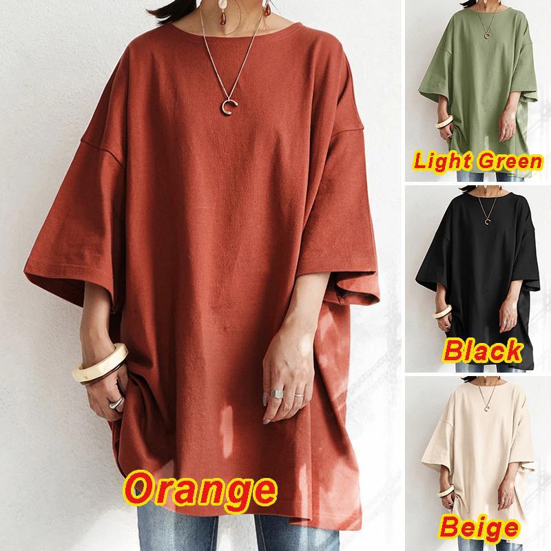 Personality Round Neck Loose Women's T-shirt