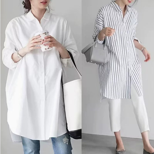Women's Long Sleeve Loose Casual Irregular Top